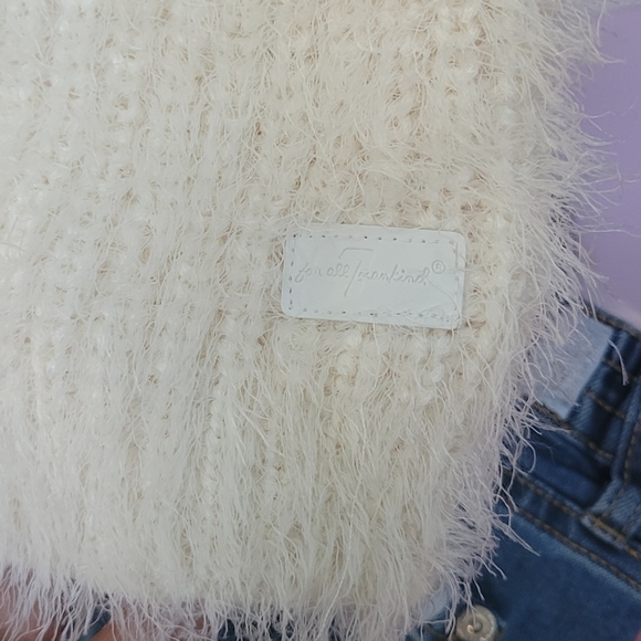 7 For All Mankind Baby Girl Sweater Jeans Set Size 12 Months - Picture 3 of 12